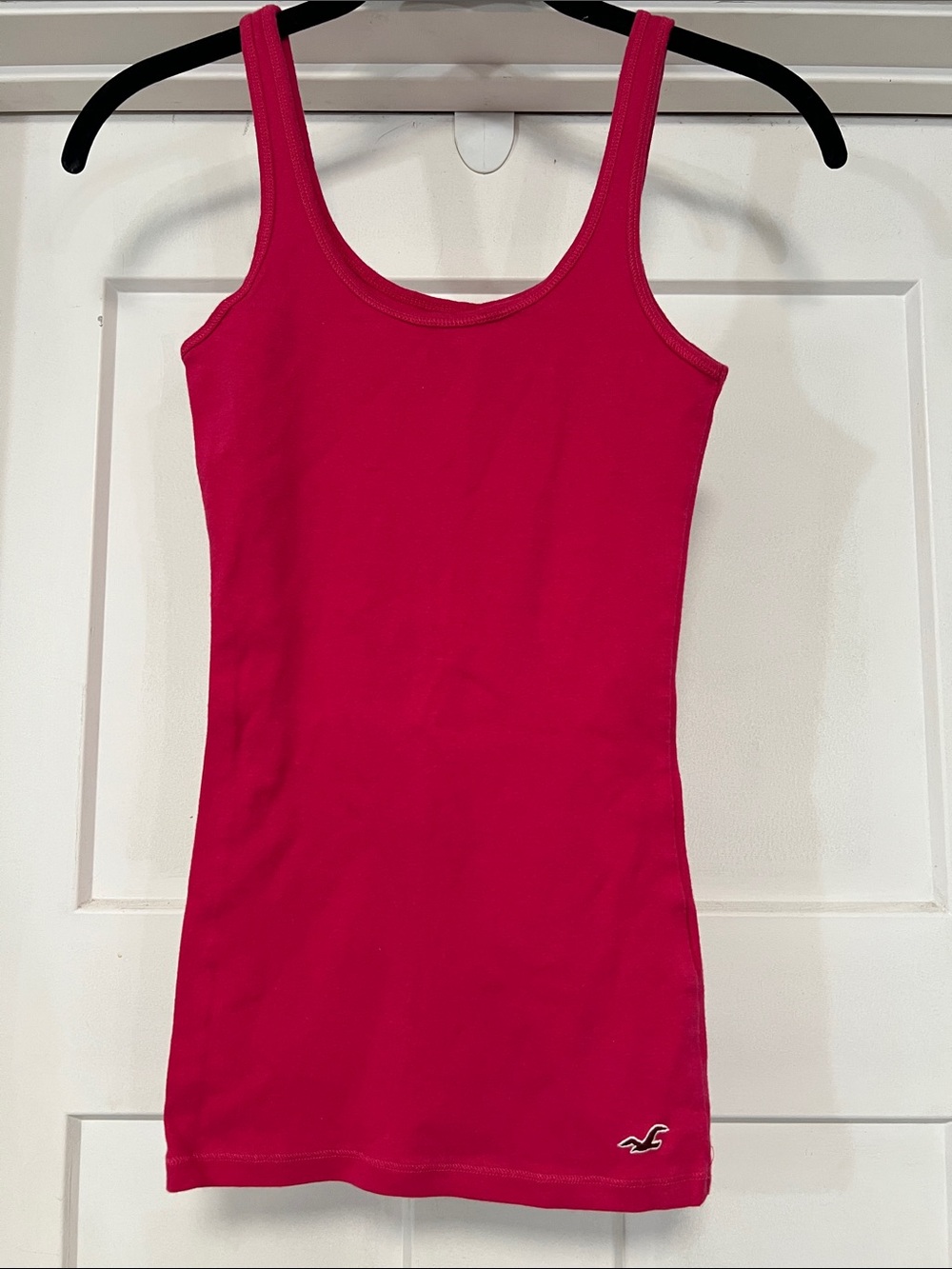 Y2K VINTAGE HOLLISTER PINK COQUETTE SLEEVELESS TANK TOP SIZE SMALL